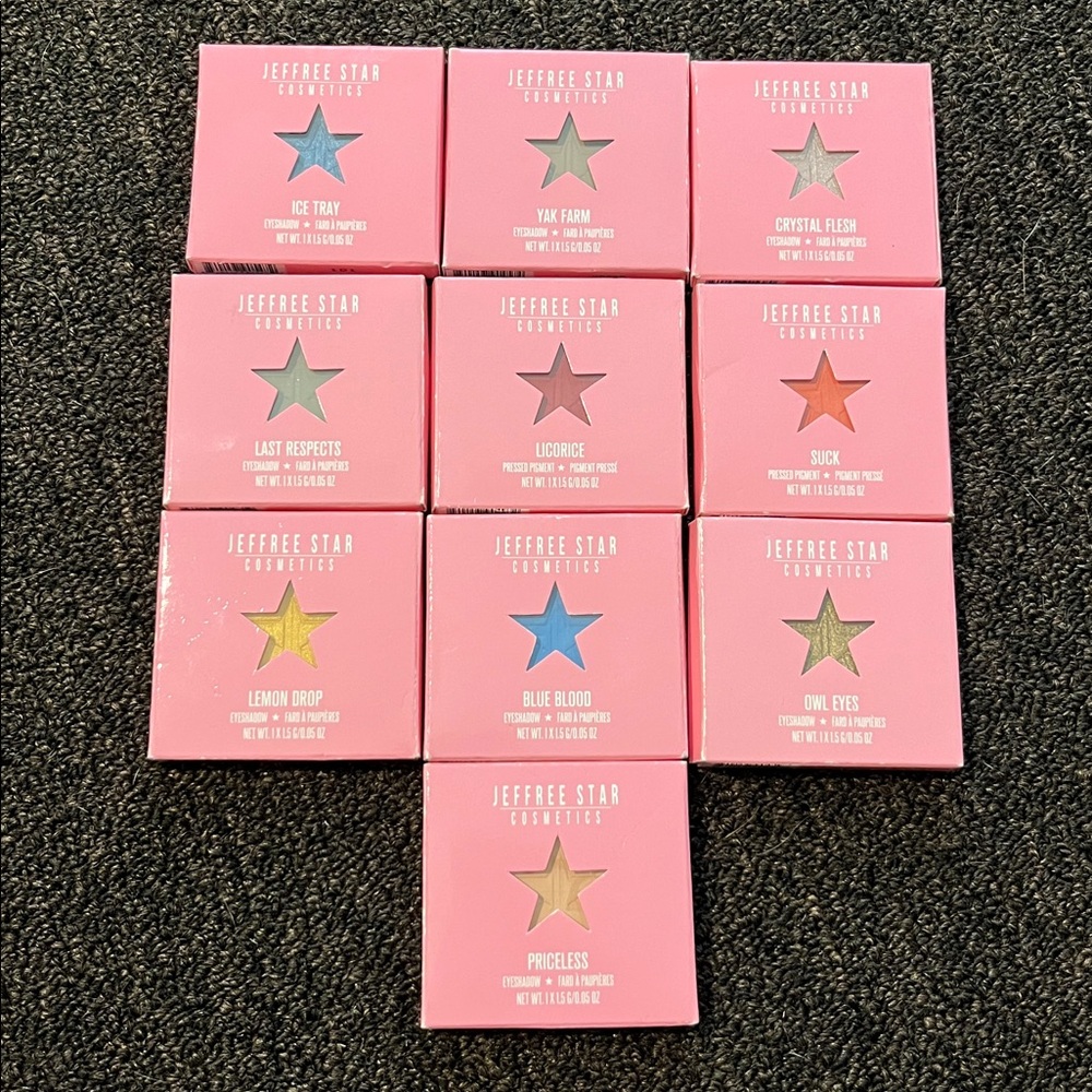 Jeffree Star single eyeshadows